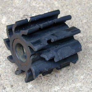 Worn out impeller